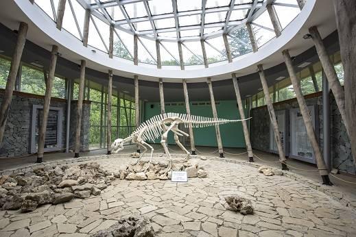 Sataplia-Höhlen mit Fußabdrücken von Dinosauriern