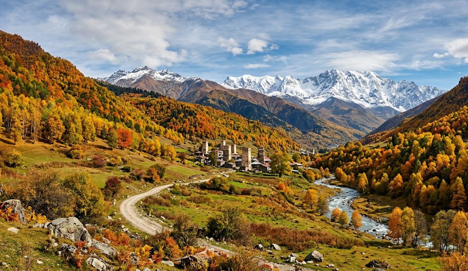 Herbst in Georgien