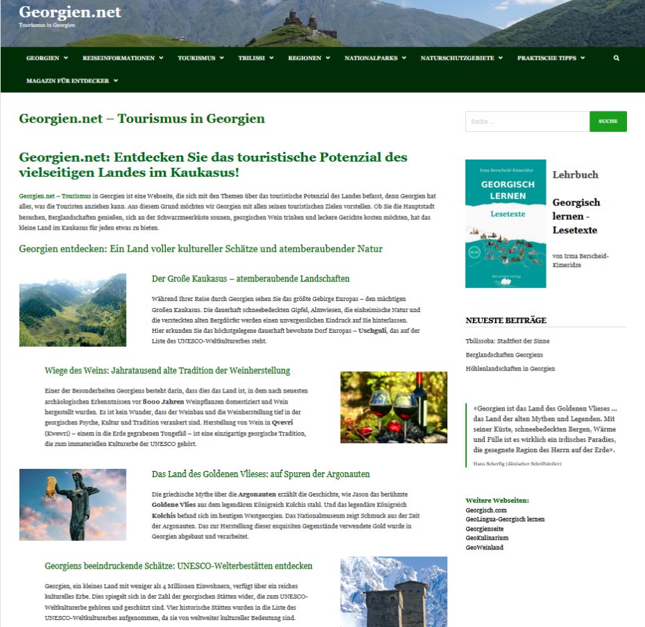 Tourismus in Georgien
